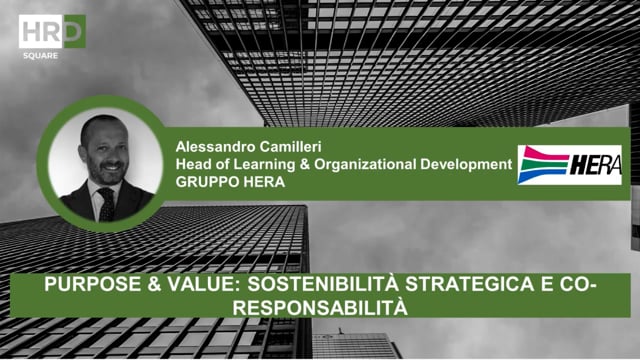 Purpose & Value, sostenibilità strategica e co responsabili ...