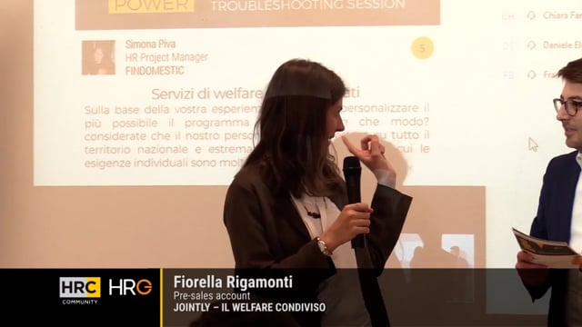 Fiorella Rigamonti risponde su SERVIZI WELFARE PERSONALIZZAT ...