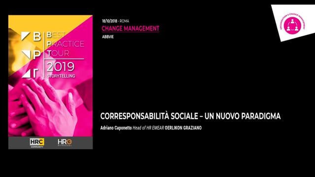 CORRESPONSABILITÀ SOCIALE – UN NUOVO PARADIGMA OERLIKON G ...