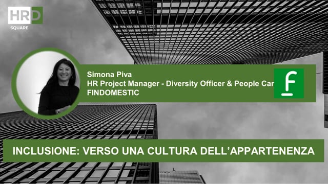 Inclusione Verso una cultura dell’appartenenza FINDOMESTIC