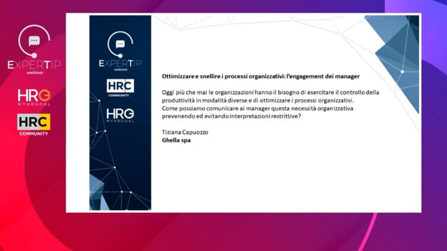 Ottimizzare i processi organizzativi, l’engagement dei man ...