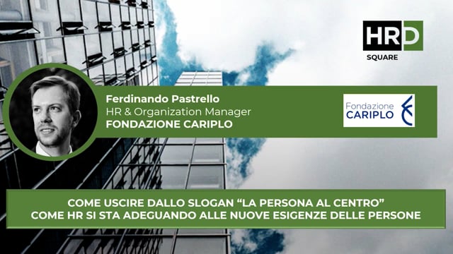 Come uscire dallo slogan “la persona al centro” FONDAZIO ...