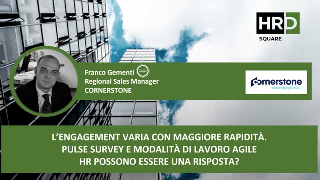 L’engagement - pulse survey e modalità di lavoro agile HR ...