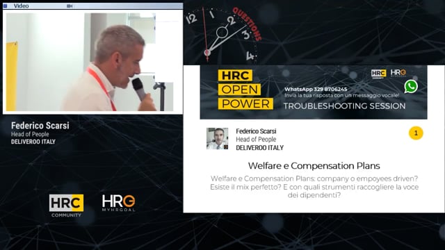 Federico Scarsi DOMANDA Welfare e Compensation Plans