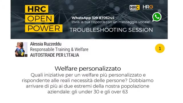 Andrea Lanzoni risponde su WELFARE PERSONALIZZATO
