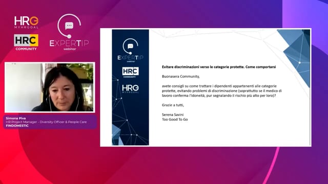 Evitare discriminazioni verso le categorie protette FINDOMES ...