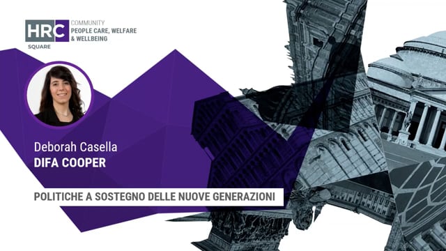 Politiche a sostegno delle nuove generazioni DIFA COOPER