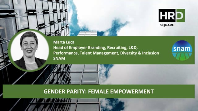 Gender parity – female empowerment SNAM