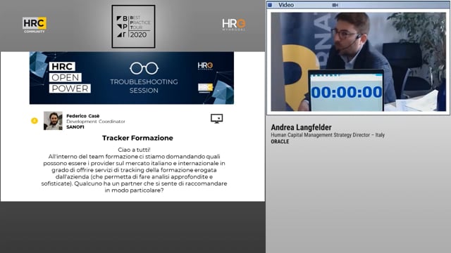 Tracker formazione ORACLE