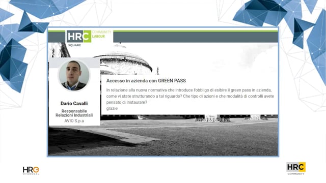 Accesso in azienda con Green Pass STUDIO CHIOMENTI