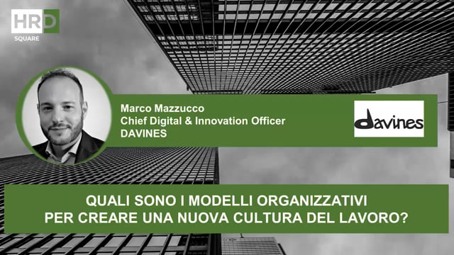 Modelli organizzativi per una nuova cultura del lavoro DAVIN ...