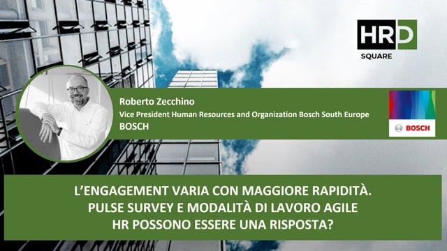 L’engagement - pulse survey e modalità di lavoro agile HR ...