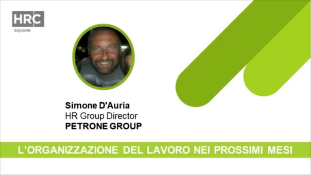 L’organizzazione del lavoro nei prossimi mesi PETRONE GROU ...