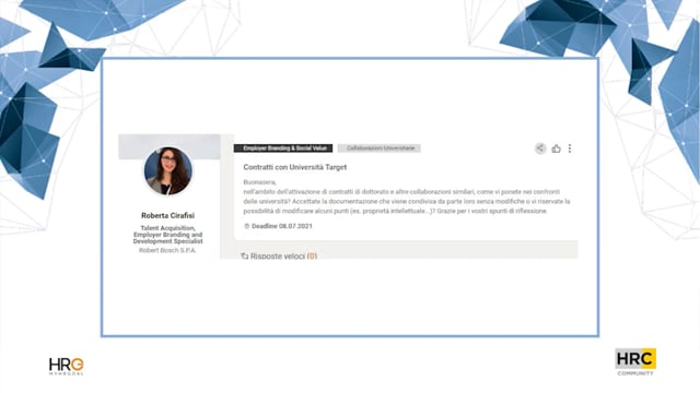 Contratti con università target VODAFONE ITALY