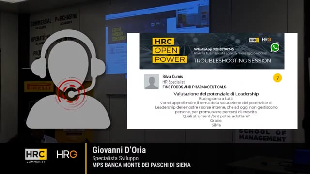Giovanni D'Oria risponde su Valutazione del potenziale di Le ...