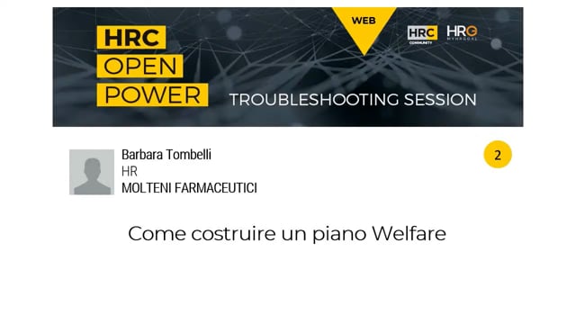 Stefano Pinto risponde su COME COSTRUIRE UN PIANO WELFARE