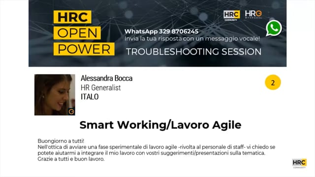 Simone Migliorato risponde su SMART WORKING LAVORO AGILE