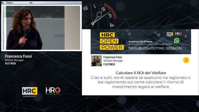 Francesca Fossi domanda Calcolare il ROI del welfare
