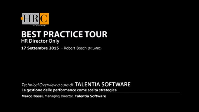La gestione delle performance come scelta strategica Talenti ...