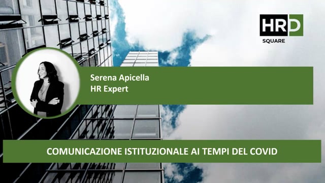 Comunicazione istituzionale ai tempi del covid Serena Apicel ...