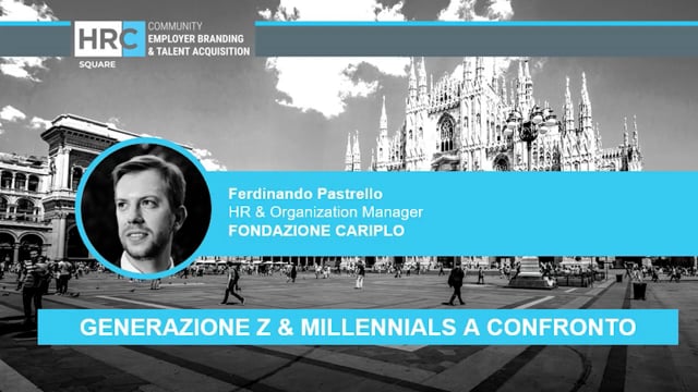 Generazione Z e millennials a confronto FONDAZIONE CARIPLO