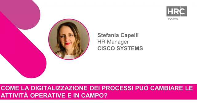 Digitalizzazione dei processi CISCO SYSTEMS