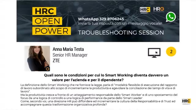 Silvia Borghi risponde su Smart Working