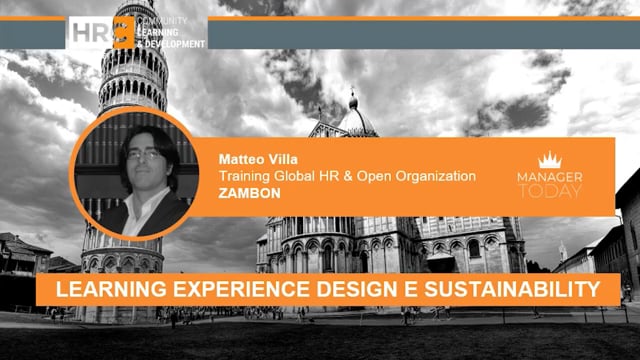 Learning experience design e sustainability ZAMBON