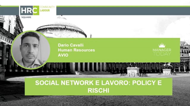 Social network e lavoro, policy e rischi AVIO