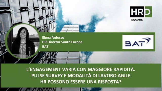 L’engagement - pulse survey e modalità di lavoro agile HR ...