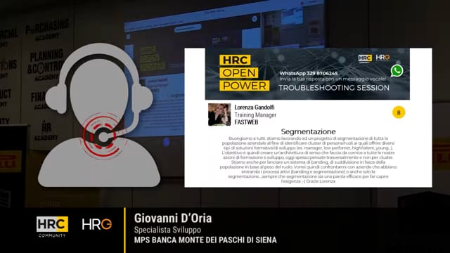 Giovanni D'Oria risponde su Segmentazione