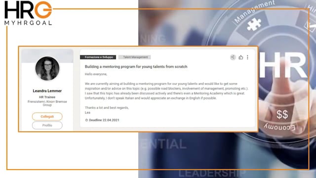 Building a mentoring program for young talents from scratch