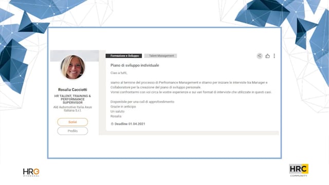 Piano di sviluppo individuale PWC
