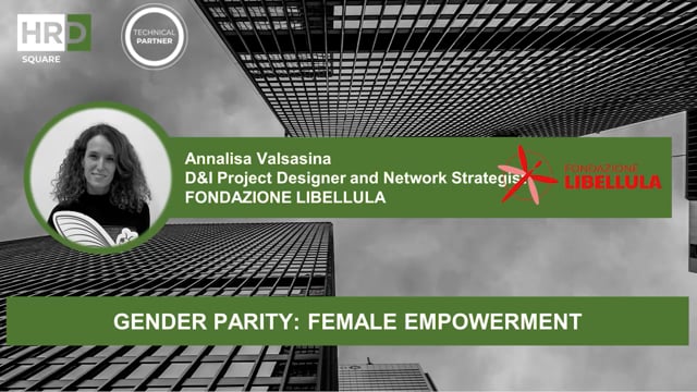 Gender parity, female empowerment FONDAZIONE LIBELLULA