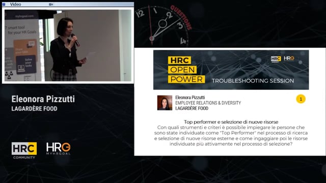 Eleonora Pizzutti domanda  TOP PERFORMER E SELEZIONE DI NUOV ...