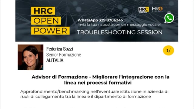 Livia Baroncelli Risponde su ADVISOR DI FORMAZIONE - MIGLIOR ...