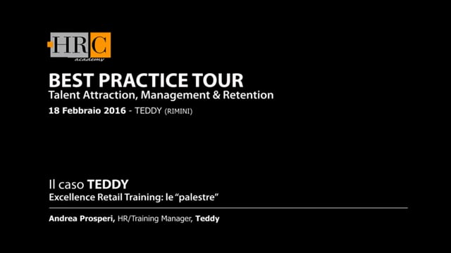 Excellence Retail Training: le “palestre” Teddy
