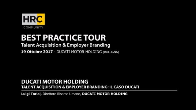 TALENT ACQUISITION & EMPLOYER BRANDING DUCATI
