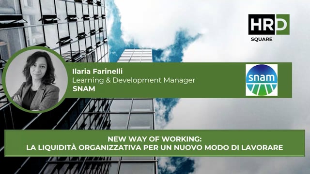 New way of working SNAM