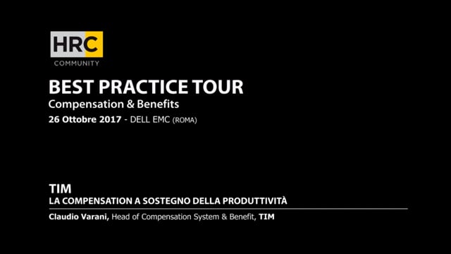 LA COMPENSATION A SOSTEGNO DELLA PRODUTTIVITÀ TIM