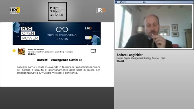 Borsisti-Emergenza Covid-19 ORACLE