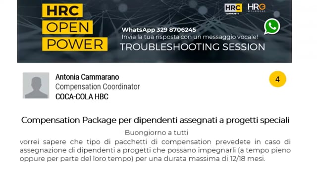 Nadia Butti risponde su Compensation Package per dipendenti  ...