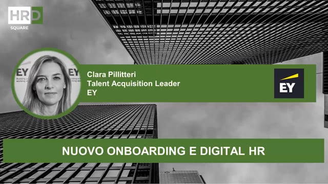 Nuovo onboarding e digital HR EY