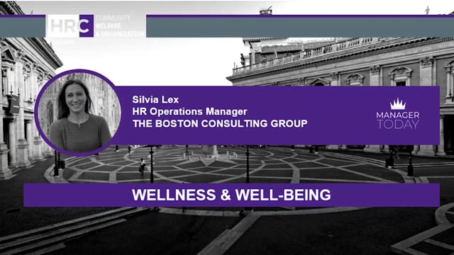 Wellness & well being THE BOSTON CONSULTING GROUP