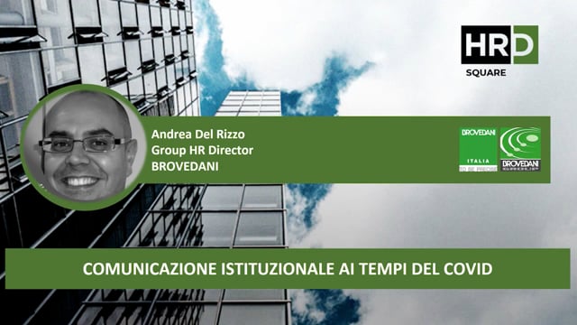Comunicazione istituzionale ai tempi del covid BROVEDANI