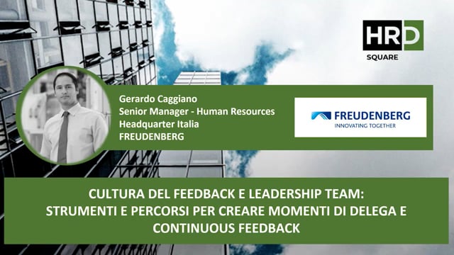 Cultura del feedback e leadership team FREUDENBERG