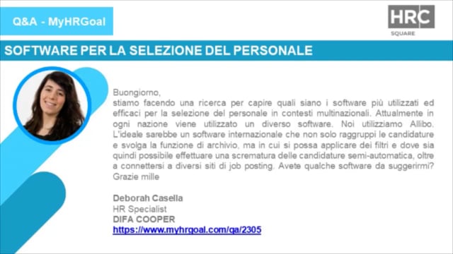 Software per la selezione del personale SGB HUMANGEST HOLDIN ...
