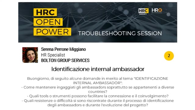 Identificazione internal ambassador REGAS