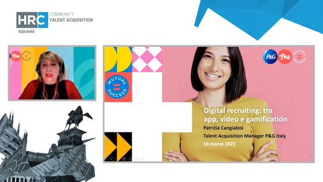 digital recruiting, tra app, video e gamification P&G