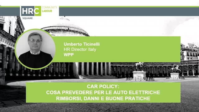 Car policy, cosa prevedere per le auto elettriche, rimborsi, ...